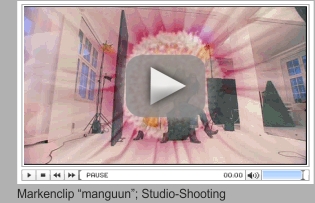 Markenclip "manguun"; Studio-Shooting